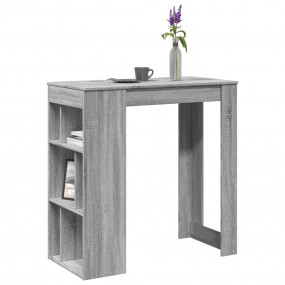 Bar Table Grey Sonoma Engineered Wood Large Bar Table