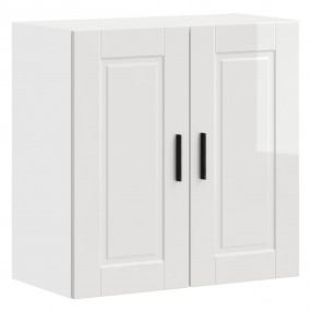 Kitchen Wall Cabinet High gloss white Engineered wood 2...