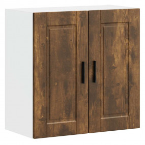 Kitchen Wall Cabinet Smoked oak Engineered wood