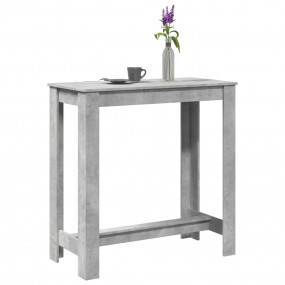 Bar Table Concrete grey Engineered wood Tall Snazzy Des...