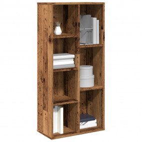 Book Cabinet Old Wood Engineered Wood Medium Book Cabin...
