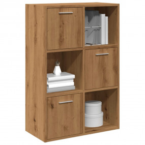 Bookshelf Artisan Oak Engineered wood, Steel Medium Boo...