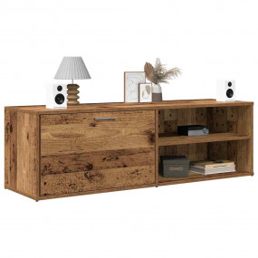 TV Cabinet Old Wood Engineered Wood Medium TV Cabinet
