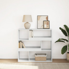 Book Cabinet White Engineered wood Medium Book Cabinet