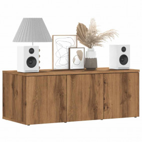 TV Cabinet Artisan Oak Engineered Wood TV Cabinet Recta...