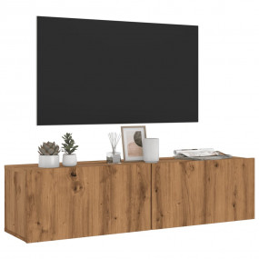 TV Cabinet Artisan Oak Engineered Wood 47.2x11.8x11.8 i...