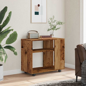 Side Table Old wood Engineered wood Small Side Table