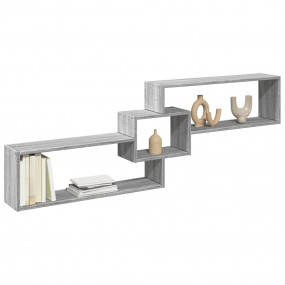 Wall Cabinet Gray Sonoma Engineered wood Medium Wall Ca...