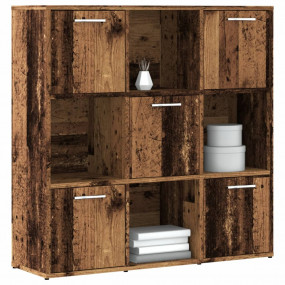 Bookshelf Old wood Engineered wood and steel Medium Boo...