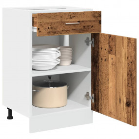 Drawer Bottom Cabinet Old wood Engineered wood Medium