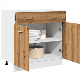 Drawer Bottom Cabinet Artisan Oak Engineered Wood Mediu...