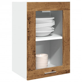 Hanging Glass Cabinet Old wood Engineered wood Medium