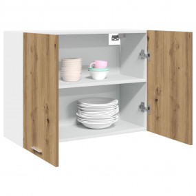 Hanging Cabinet Artisan Oak Engineered Wood Medium Wall...