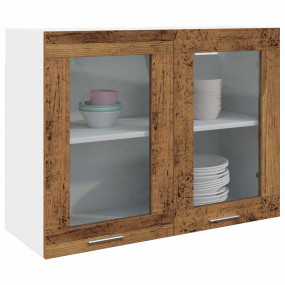 Hanging Glass Cabinet Old wood Engineered wood, glass
