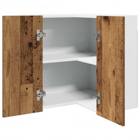 Hanging Corner Cabinet Old Wood Engineered wood Medium