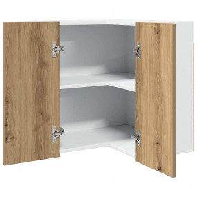 Hanging Corner Cabinet Artisan oak Engineered wood Medi...