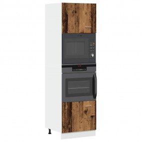 Microwave Cabinet Old Wood Engineered Wood Extra tall