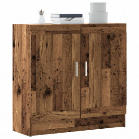 Book Cabinet Old wood Engineered wood Medium Book Cabin...