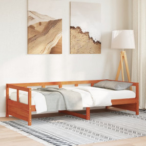 Daybed Wax brown Solid pine wood Twin