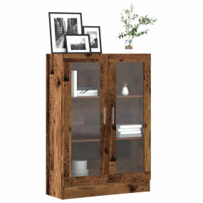Book Cabinet Old wood Engineered wood Medium Book Cabin...