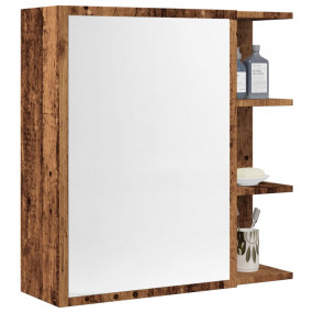 Bathroom Mirror Cabinet Old wood Engineered wood, glass