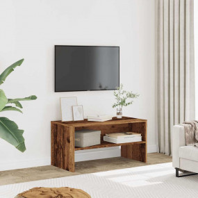 TV Cabinet Old Wood Engineered Wood Medium TV Cabinet