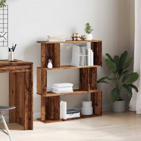 Book Cabinet Old wood Engineered wood 31.5x9.4x37.8 in