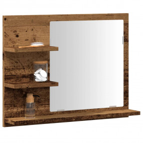 Bathroom Mirror Cabinet Old wood Engineered wood, glass