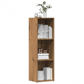Book Cabinet Artisan Oak Engineered Wood Medium Book Ca...