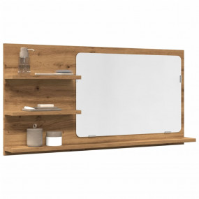 Bathroom Mirror Cabinet Artisan oak Engineered wood, Gl...