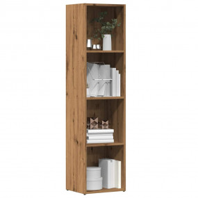 Book Cabinet Artisan Oak Engineered Wood Standard Book ...