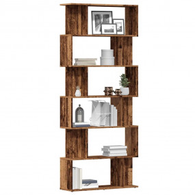 Book Cabinet Old Wood Engineered Wood Large Book Cabine...