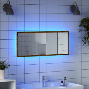 Bathroom Mirror Old wood Engineered wood, glass 39.4 x ...