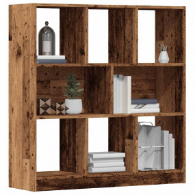 Book Cabinet Old wood Engineered wood Medium Book Cabin...