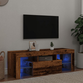 TV Cabinet Old wood Engineered wood, glass Medium TV Ca...