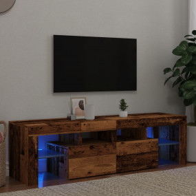 TV Cabinet Old wood Engineered wood, glass Large Storag...