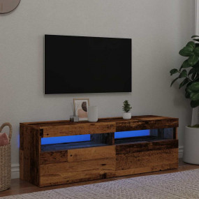 TV Cabinet Old wood Engineered wood 47.2 in wide TV Cab...