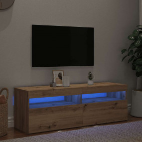 TV Cabinet Artisan Oak Engineered Wood 47.2x13.8x15.7 i...