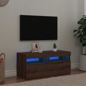 TV Cabinet Artisan Oak Engineered Wood Medium TV Cabine...