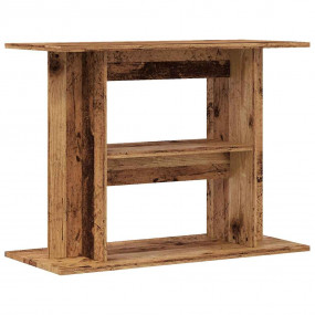 Aquarium Stand Old Wood Engineered Wood 31.5 x 13.8 x 2...