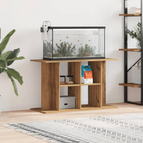 Aquarium Stand Artisan oak Engineered wood Large Storag...