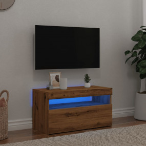 TV Cabinet Artisan oak Engineered wood Medium TV Cabine...