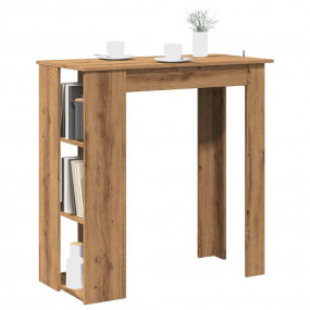 Bar Table Artisan Oak Engineered Wood Medium Bar Table