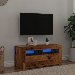 TV Cabinet Old wood Engineered wood Medium TV Cabinet