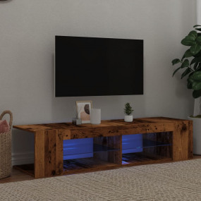 TV Cabinet Old Wood Engineered Wood Medium TV Cabinet