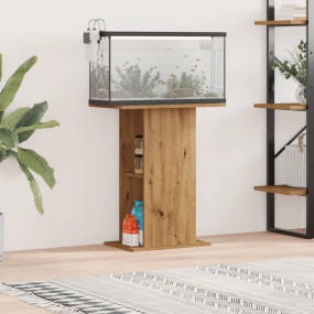 Aquarium Stand Artisan Oak Engineered Wood Medium Aquar...