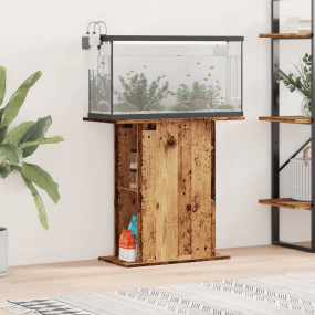 Aquarium Stand Old wood Engineered wood Medium Aquarium...