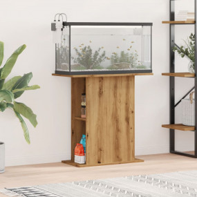 Aquarium Stand Artisan oak Engineered wood Medium Aquar...