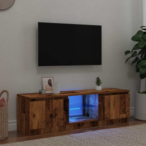 TV Cabinet Old Wood Engineered Wood Medium TV Cabinet