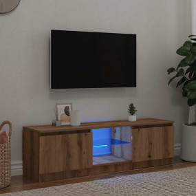 TV Cabinet Artisan Oak Engineered Wood Medium TV Cabine...